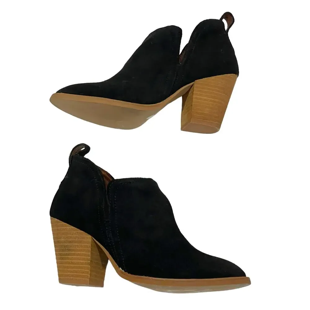 Jeffrey Campbell Rosalee Ankle Booties - Black - 6